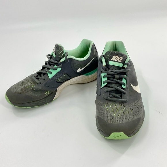 Nike Tri-Fusion Women’s Running Shoe Grey and Green Y2K - Picture 3 of 9